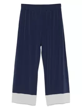 Двухцветные брюки Le Tricot Perugia, синий