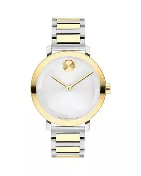 Двухцветные часы BOLD Evolution 2.0, 34 мм Movado, цвет Silver