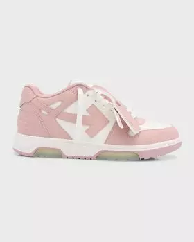 Двухцветные кроссовки Out Of Office Off-White, цвет White Pink