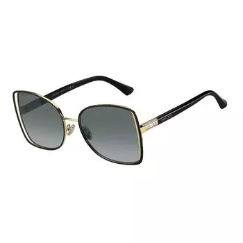 Двухцветные металлические солнцезащитные очки Jimmy Choo Eyewear