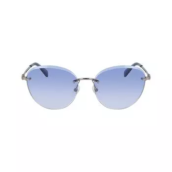 Двухцветные металлические солнцезащитные очки Longchamp