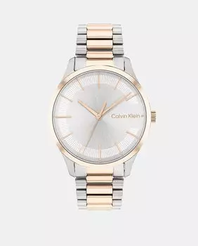 Двухцветные мужские часы Iconic 25200044 из стали Calvin Klein, мультиколор