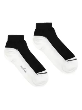 Двухцветные носки Hogan, черный