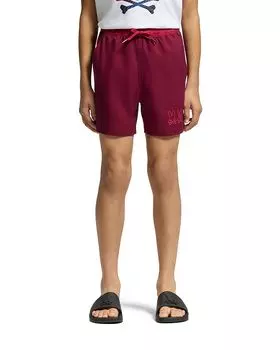 Двухцветные плавки Romeo для мальчиков — Little Kid, Big Kid Psycho Bunny, красный