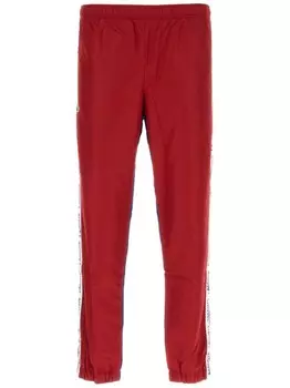 Двухцветные спортивные брюки Lacoste, красный
