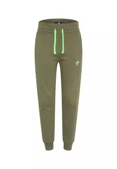 Двухцветные спортивные штаны POLO SYLT, цвет 18-0521 Burnt Olive