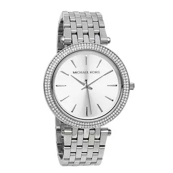 Двухцветные стальные часы Michael Kors