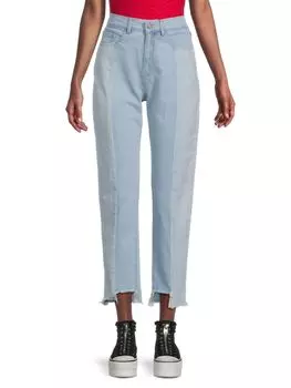 Двухцветные укороченные джинсы с высокой посадкой Etienne Marcel, цвет Stone