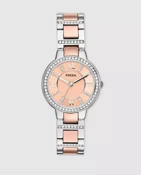 Двухцветные женские часы Fossil ES3405 Virginia Fossil, мультиколор