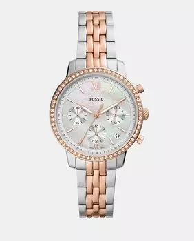 Двухцветные женские часы Neutra ES5279 из стали Fossil, мультиколор