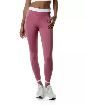 Двухцветные женские спортивные леггинсы с высокой талией Black Limba, розовый
