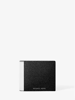 Двухцветный бумажник Cooper с карманом для монет Michael Kors, черный