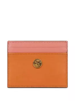 Двухцветный держатель карт ETRO, оранжевый