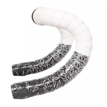 Двухцветный дорожный руль LeBycle с противоскользящим покрытием, черно-белый