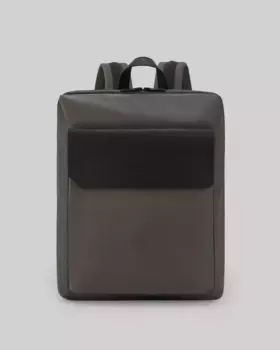 Двухцветный мужской рюкзак с клапаном Adolfo Dominguez, цвет Topo