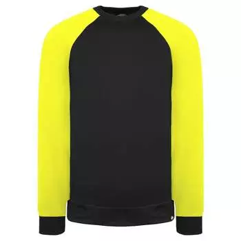 Двухцветный мужской свитер черного цвета/e Dickies, желтый