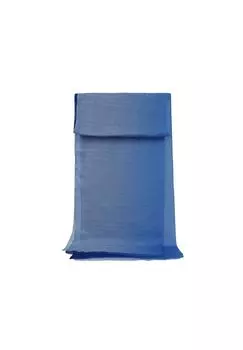 Двухцветный шарф ZEBRO, синий