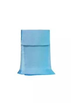 Двухцветный шарф ZEBRO, светло-голубой