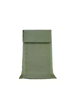 Двухцветный шарф ZEBRO, светло-зеленый