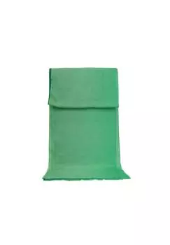 Двухцветный шарф ZEBRO, зеленый