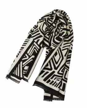 Двухцветный женский шарф Vevey прямоугольной формы Don Algodn, мультиколор