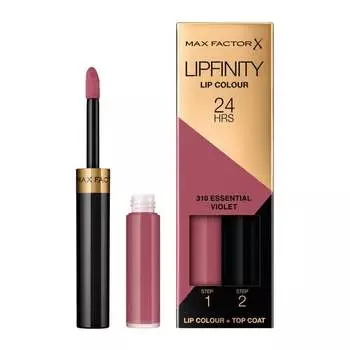 Двухфазная помада стойкого эффекта № 310 Essential Violet Max Factor Lipfinity Lip Color 24h