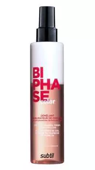 Двухфазный несмываемый кондиционер для окрашенных волос, 200 мл Subtil Biphase