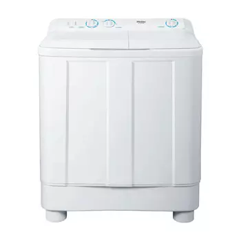 Двухкамерная полуавтоматическая стиральная машина Haier XPB100-628S, 10 кг, белый