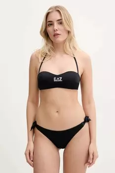 Двухкомпонентный купальник Ea7 Emporio Armani, черный
