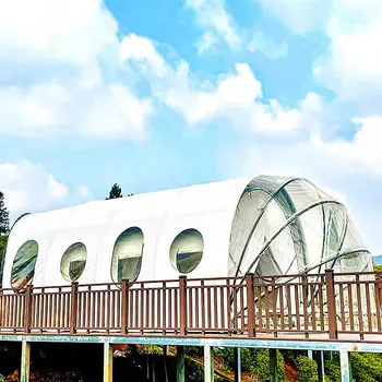 Двухслойная двухслойная палатка Jingdian Guangnian Liftable Star Room, витая белая