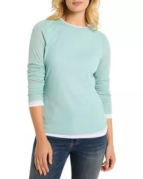 Двухслойная футболка с длинным рукавом NZT BY NIC+ZOE, синий