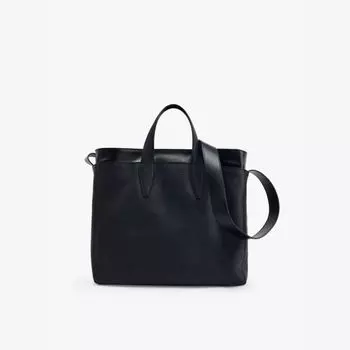 Двухслойная кожаная сумка через плечо Dries Van Noten, черный