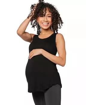 Двухслойная майка для кормления беременных MARION, черный