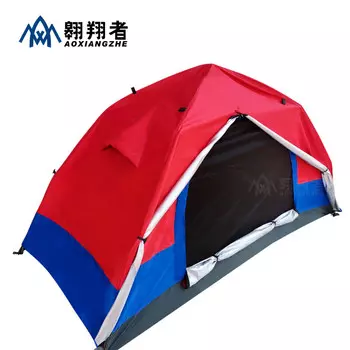 Двухслойная непромокаемая одинарная быстро открывающаяся палатка AXZ, красная и синяя автоматическая двойная палатка