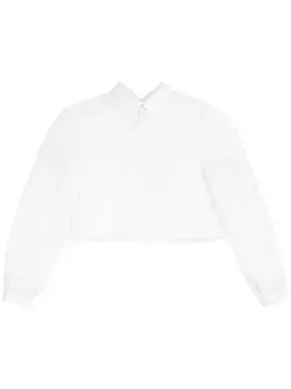 Двухслойная рубашка MM6 Maison Margiela, белый