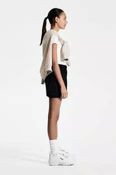 Двухслойные шорты для бега из материала DryMove H&M, черный