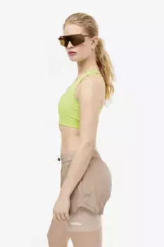 Двухслойные шорты для бега от drymove H&M, бежевый