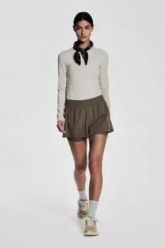 Двухслойные шорты для бега с технологией DryMove H&M, бежевый