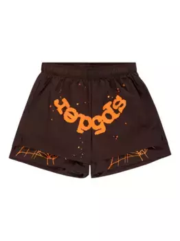 Двухслойные шорты OG Web SP5DER, коричневый