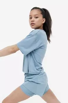 Двухслойные спортивные шорты DryMove H&M