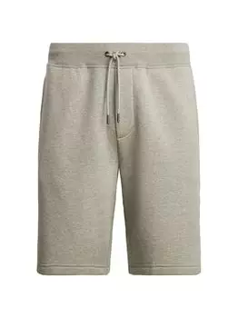 Двухслойные спортивные шорты из смесового хлопка Ralph Lauren Purple Label, серый