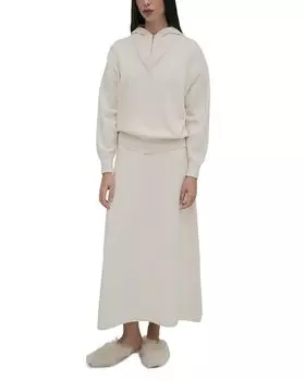 Двухслойный худи с капюшоном Rosetta Getty, слоновая кость/кремовый