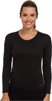 Двухслойный круглый вырез Hot Chillys, черный