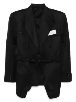 Двухслойный пиджак Rokh, черный