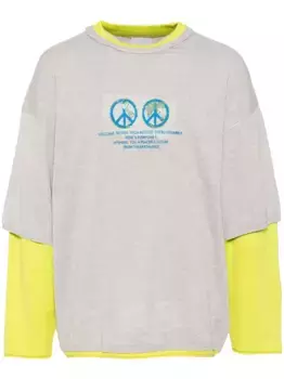 Двухслойный свитер BLUEMARBLE, серый