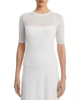 Двухслойный топ Vince, белый