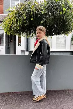 Двухсторонняя куртка ZARA, черный