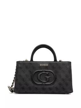Двухсторонняя сумочка с монограммой GUESS USA, черный