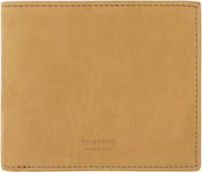 Двухстворчатый кошелек из загорелого нубука TOM FORD