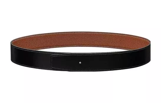 Двустороний кожаный ремень мужской HERMES